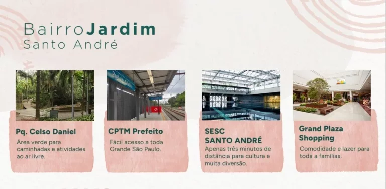 Imagem Minha casa minha vida em Santo André SP, apartamento à venda 2 quartos no Jardim, Santo André-SP, 48m². Venha conferir!