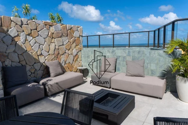 Imagem Apartamentos com área de lazer com vista definitiva para o mar da praia do Bessa - AP0131