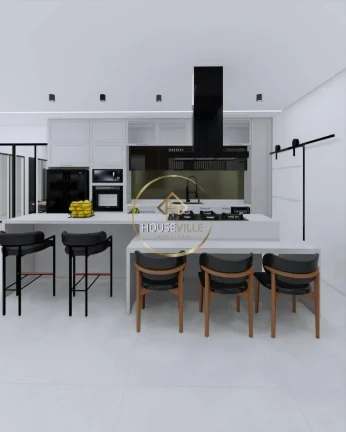 Imagem Casa Sobrado, 4 Dormitórios ( 4 suítes), 4 vagas, Ecopark Bourbon.