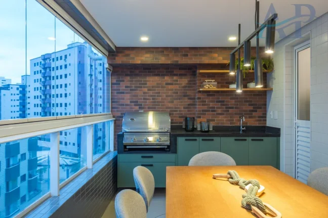 Imagem Apartamento na Guilhermina em Praia Grande Mobiliado e Decorado