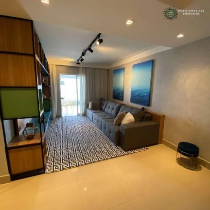 Imagem Apartamento Frente Mar com 3 dormitórios, sendo 3 suítes à venda, 166 m² por R$ 1.950.000 - Aviação - Praia Grande/SP