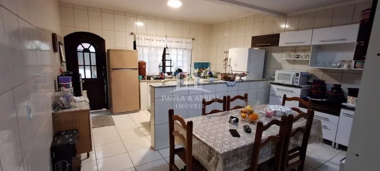 Imagem Sobrado de 3 Quartos, sendo 1 Suíte, 2 Vagas, Financia, Sóton, Área de Lazer com Churrasqueira no Jardim Mauá-SP