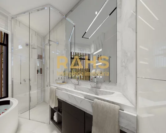 Imagem Belíssima Casa Plana em fase de Construção com 3 suítes mais 1 quarto à venda no melhor do bair...