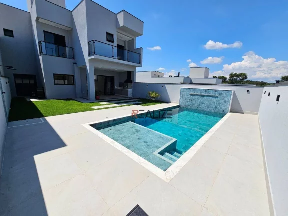 Imagem Sobrado com ampla piscina e quintal à Venda no Condomínio Evidência – Indaiatuba/SP | R$1.970.000
