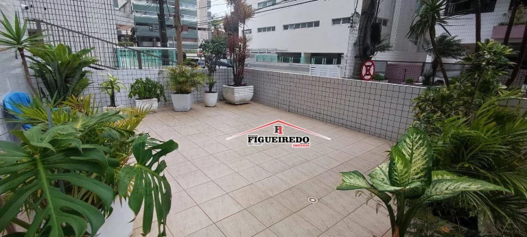Imagem Apartamento com 1 dormitório para alugar, 59 m² por R$ 2.850,02/mês - Canto do Forte - Praia Grande/SP