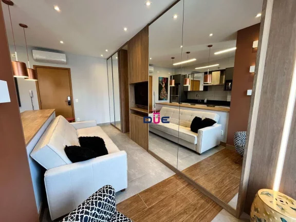 Imagem Apartamento com 1 dormitório para alugar, 46 m² por R$ 5.300/mês - Boqueirão - Santos/SP