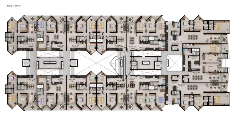 Imagem Apartamentos em condomínio fechado estilo resort pé na areia com varanda em Ponta de Campina/Cabedelo - AP2148