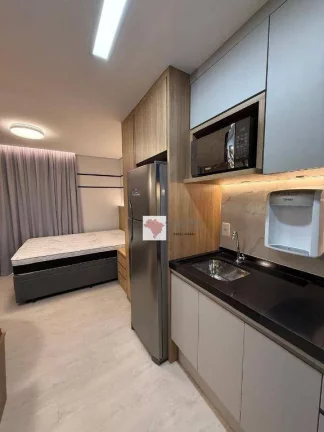 Imagem Apartamento com 1 dormitório para alugar, 24 m² por R$ 3.510,00/mês - Brooklin - São Paulo/SP