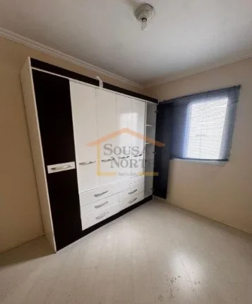 Imagem Apartamento com 47m² de área útil, 2 dormitórios, 1 banheiro, cozinha integrada à área de serv...