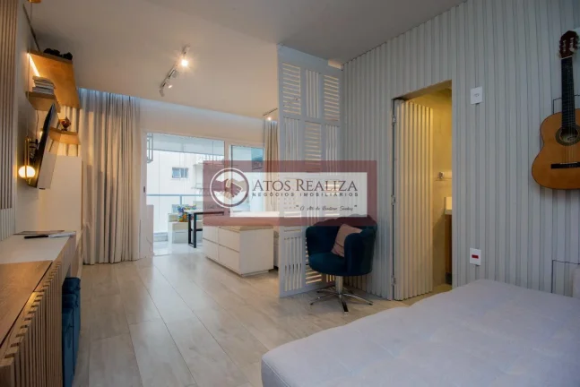 Imagem Studio de Alto Padrão à Venda em Campo Belo, Bairro Nobre de SP | 42m², 1 Dorm, 1 Banheiro. PRÓXIMO AO SHOPPING IBIRAPUARA Confira!