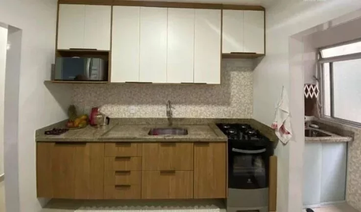 Imagem Apartamento Vila Guilhermina - Praia Grande - 500 metros da praia PORTEIRA FECHADA