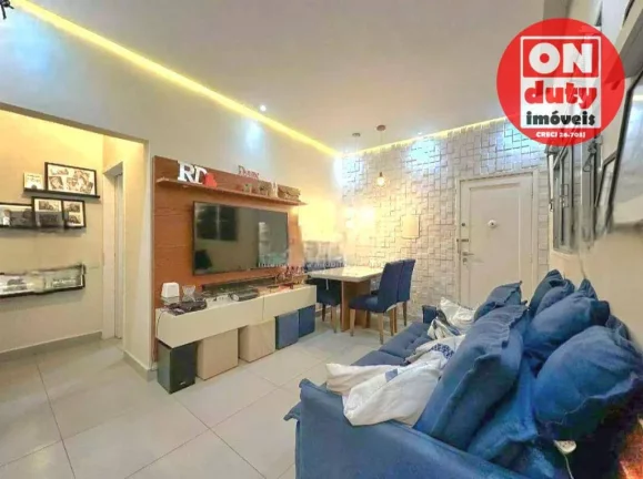 Imagem Apartamento com 2 quartos à venda, 70 m² por R$ 480.000 - Embaré - Santos/SP
