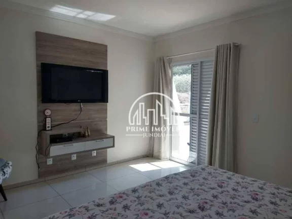 Imagem Lindo sobrado de 287m² AC c/ área gourmet + piscina + bangalô + suíte c/ hidro - Excelente localização! Jardim Caçula, Jundiaí/SP
