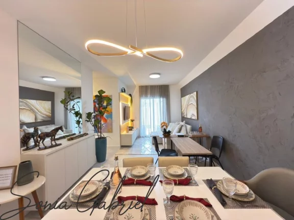 Apartamento à venda em Vinhedo-SP: 1 quarto, 2 salas, 1 banheiro no Residencial Gran Paradiso - 48,21m² de área.
