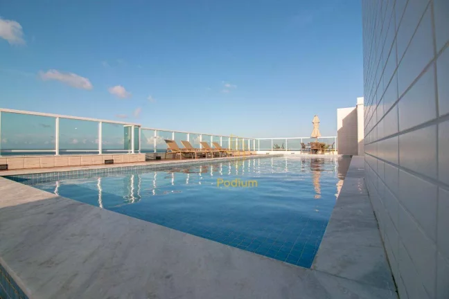 Imagem Apartamentos com varanda/sacada e área de lazer completa com vista para o mar em Cabedelo - AP0738