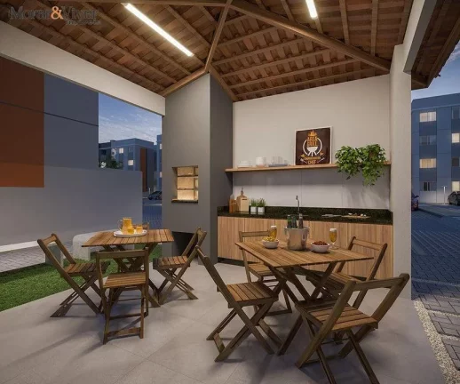 Imagem Apartamento para Venda em Pinhais, Vargem Grande, 2 dormitórios, 1 banheiro, 1 vaga