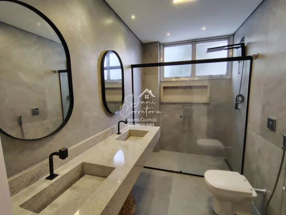 Imagem Venda de Apartamento de Luxo reformado na Vila Luis Antônio, Guarujá-SP: 3 Quartos, 1 Suíte, 2 Salas, 3 Banheiros, 1 Vaga de Garagem - 150,25 m².