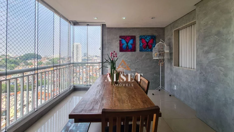 Imagem Apartamento de porteira fechada com 3 dormitórios e varanda gourmet na Vila Regente Feijó