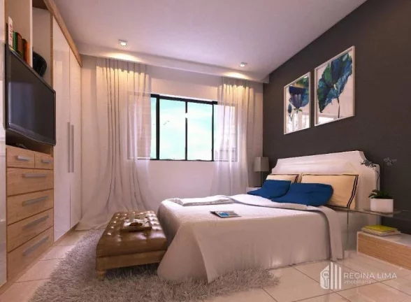 Imagem Apartamento pronto para morar, 2 dormitórios à venda, R$ $ 281.911 Condomínio RESERVA TROPICAL IXORA - Uruguai - Teresina/PI, próximo à UNINOVAFAPI