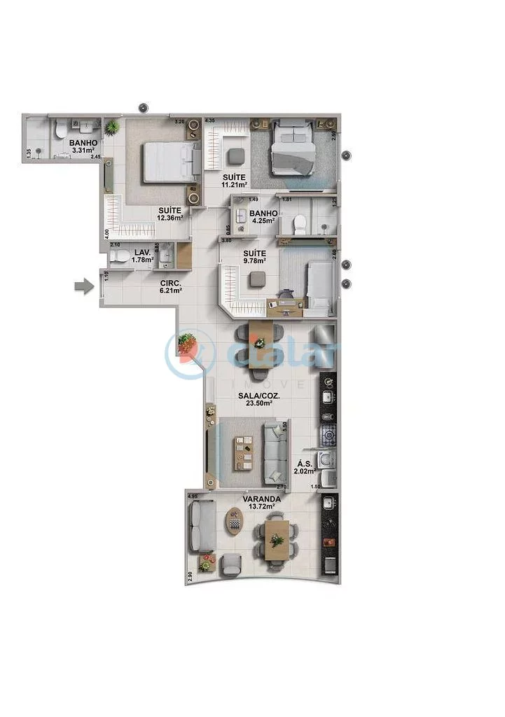 Imagem Apartamento à venda 3 Quartos 3 Suites 2 Vagas 127.4M Recreio dos Bandeirantes Rio de Janeiro - RJ | Ondara Imagem Apartamento à venda 3 Quartos 3 Suites 2 Vagas 127.4M Recreio dos Bandeirantes Rio de Janeiro - RJ | Ondara