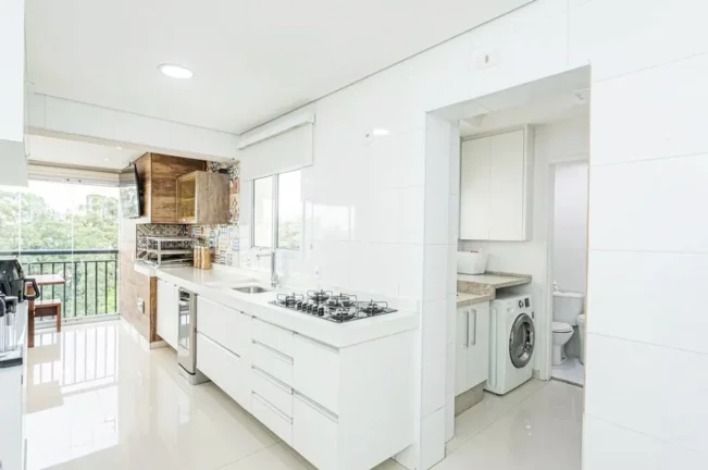 Imagem Apartamento 111M², 3Q, 1 Suíte, 2 Banheiros, 2 Vagas, Varanda Gourmet, Academia, Churrasqueira, Piscina Adulto e Infantil, Salão de Festas e Jogos.