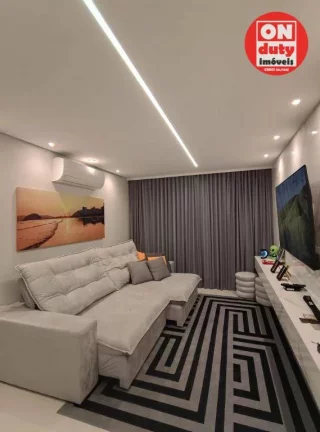 Imagem Apartamento com 2 dormitórios à venda, 89 m² por R$ 910.000,00 - Pompéia - Santos/SP