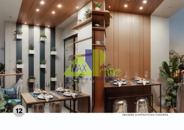 Imagem APARTAMENTO 36,80M²/02 DORMITÓRIOS/SACADA