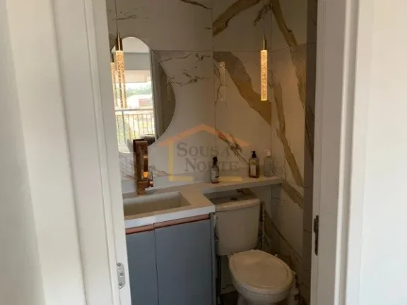 Imagem Apartamento de 45 m², com 2 dormitórios, varanda integrada com vista livre. Possui móveis planeja...