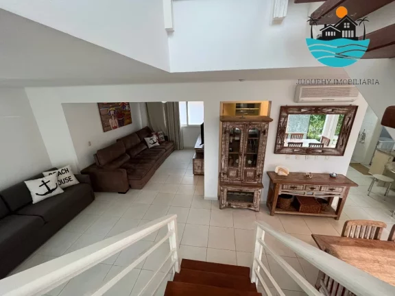 Imagem Aluguel de Casa em Juquehy para Temporada com, 4 dormitórios, 2 suítes, 60m da praia - Acomodação máx. 10 pessoas | Juquehy Imobiliária