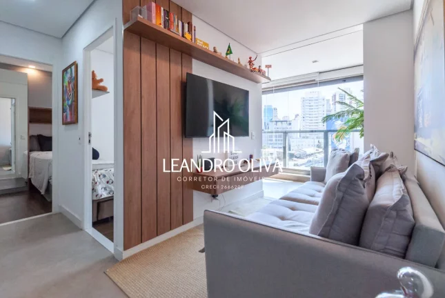 Imagem Condomínio Praça Da Vila - Apartamento tipo para venda em Vila Nova Conceição com 2 quartos, sendo 1 suíte, 56m²
