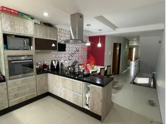 Imagem Sobrado estudo permuta ,Mobiliado , 3 dorm, 1 suíte, Quintal, Sacada, 4 vagas,bairro Vila Assunção,Santo André