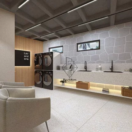 Imagem Flats Studio térreo com área privativa a beira mar da praia de Intermares - FL0547