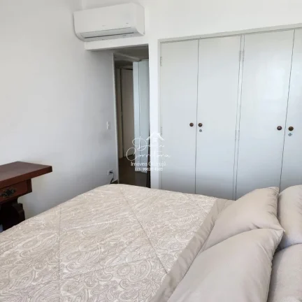 Imagem Apartamento com vista para o oceano no Morro do Maluf em Guarujá-SP: 3 quartos, 1 suíte, 2 salas, 3 banheiros, 1 vaga, 128m².