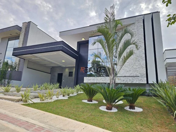 Imagem Casa com 3 suítes e escritório à venda, 187 m² por R$ 1.890.000 - Condomínio London Park - Indaiatuba/SP