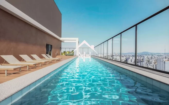 Imagem Studio de 25m com dormitório e terraço, piscina, solarium, churrasqueira gourmet, fitness, salão de festas, coworking, espaço delivery, bicicletário