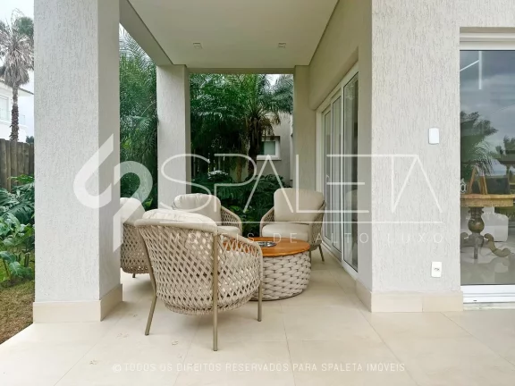 Imagem Casa de campo moderna, acabamento de alto nível, 5 suítes e vista para o lago à venda no Residencial Fazenda Alvorada em Porto Feliz