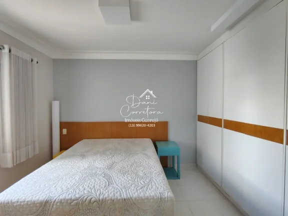 Imagem Apartamento à venda no Jardim Astúrias, Guarujá-SP: 3 quartos, 1 suíte, 2 salas, 2 banheiros, 2 vagas de garagem, 110m².