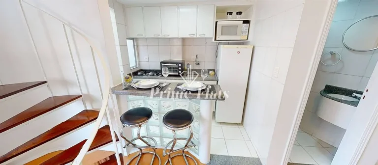 Imagem Flat disponível para venda no Condomínio Palazzo Gritti, com 45m², 1 dormitório e 1 vaga de garagem