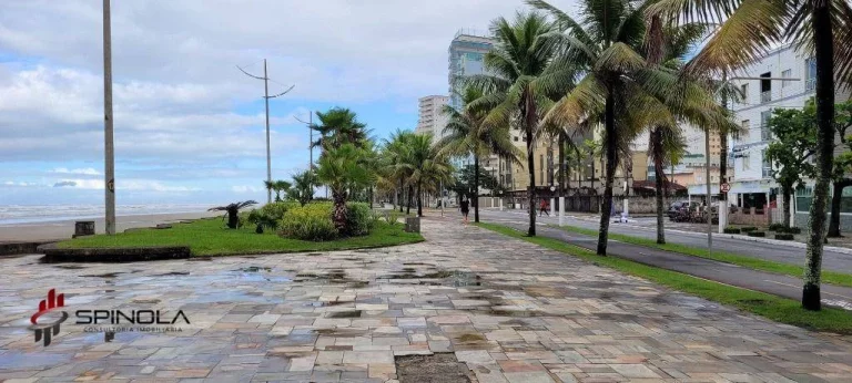 Imagem Apartamento com 1 dormitório à venda, 53 m² por R$ 340.000,00 - Vila Caiçara - Praia Grande/SP