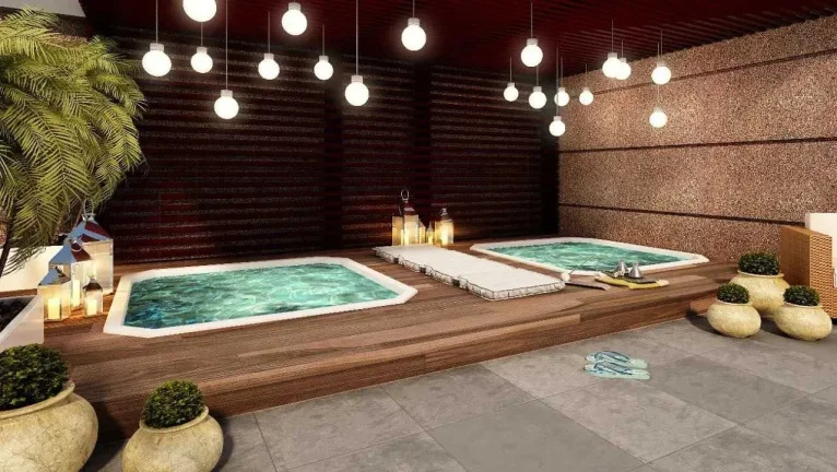 Imagem Apartamento em construção com 1 dormitório e 1 vaga de garagem no bairro Canto da Praia em Itapema