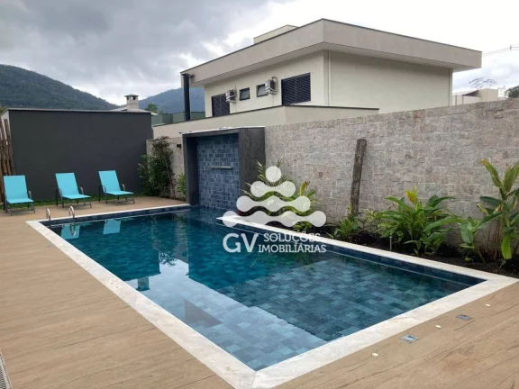Imagem Casa com 4 dormitórios para alugar, por R$ 1.000 A DIÁRIA- Condomínio Capitanias - Ubatuba/SP