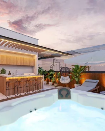 Imagem Cobertura Duplex com jacuzzi privativa Condomínio Club nas proximidades de restaurantes, colégio no Miramar - CO0140