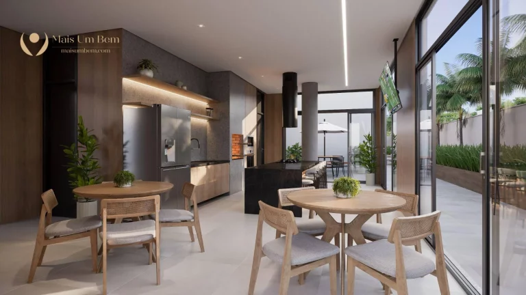Imagem Apartamento com sacada gourmet com 3 quartos à venda, 84 m² por R$ 788.551 - Boa Vista - Curitiba/PR