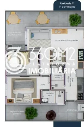 Imagem Apartamento Garden para Venda em Santo André / SP no bairro Jardim