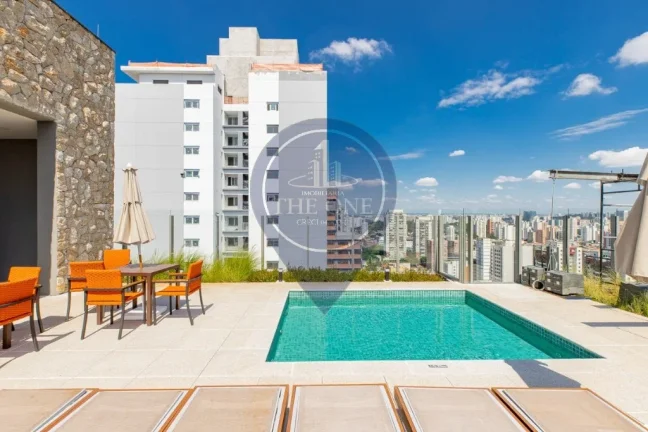 Imagem Studio Moderno à Venda ou Locação em Santo Amaro, São Paulo-SP: 1 Quarto, 1 Banheiro, 24,00 m² de Área.