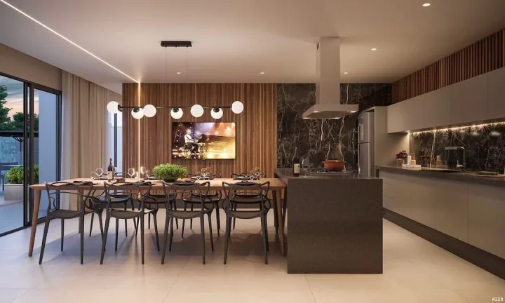 Imagem Perfeito apartamento de 2 quartos e 2 vagas de garagem na Mata da Praia / Vitória