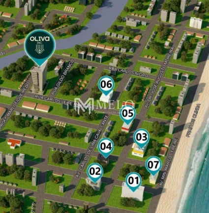 Imagem Em Olinda com 3qts., 1suite, 1vaga, 63,20m2