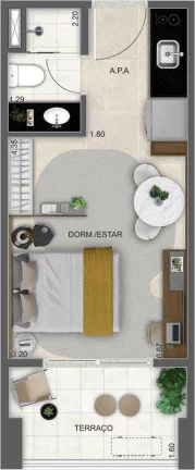 Imagem APARTAMENTO RESIDENCIAL em São Paulo - SP, Chácara Santo Antônio (Zona Sul)
