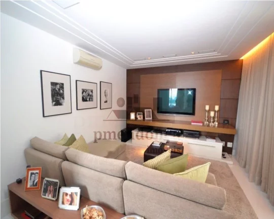 Imagem Apartamento com amplo living para 03 ambientes com piso todo em mármore, terraço, lavabo, 04 suít...