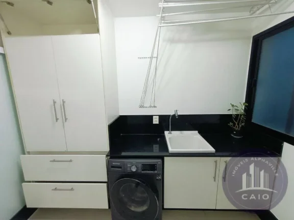 Imagem Apartamento 3 dormitórios, 165m² - aluguel R$ 11.000/mês - Alphaville/SP